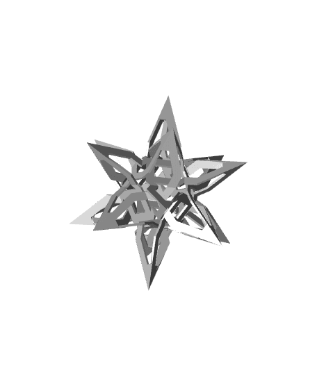 ESCHER STAR CUBOCTAHEDRAL POLYKNOT 1 3d model