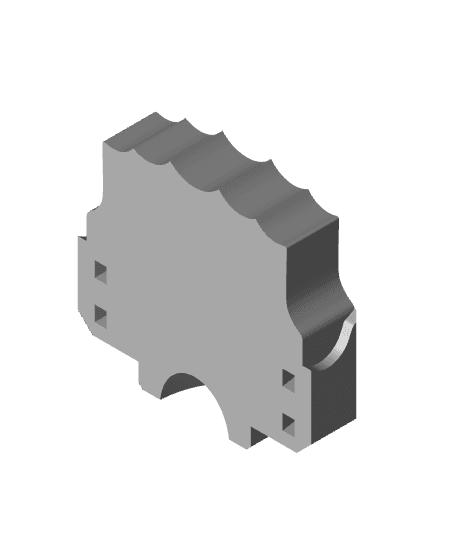 W TISSUE DISPENSER 3d model