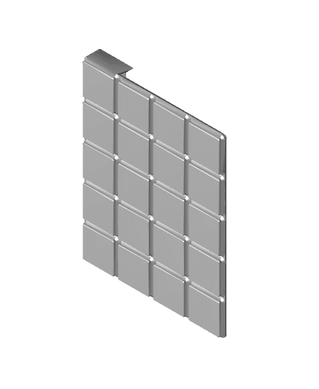 Gridfinity tray - moleskine and Zebra g750 3d model
