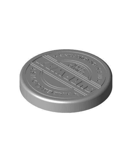 Surf wax box  3d model