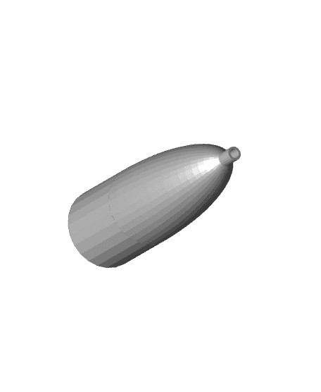 Potato Cannon Mortar Shell for 1.5in 40sch PVC 3d model