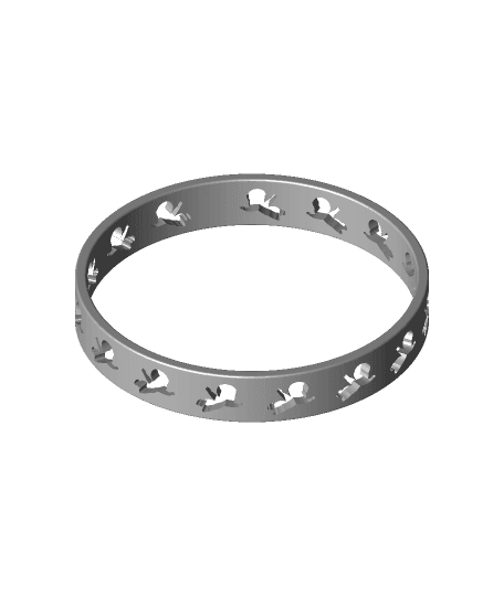 Casper the Friendly Ghost bracelet 3d model