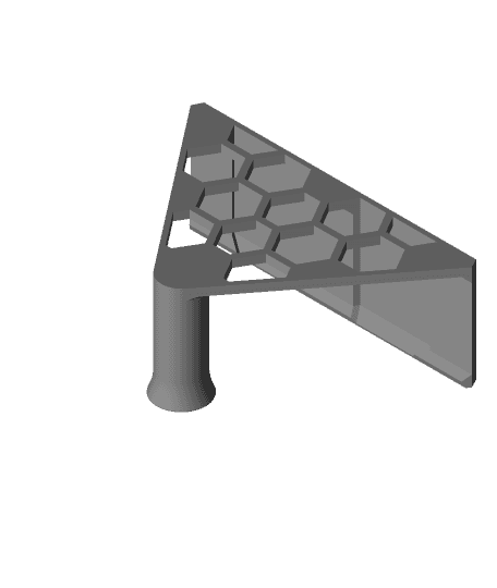 Honeycomb Spool Holder 3d model