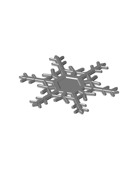 Snowflake (Wall Decor) 3d model