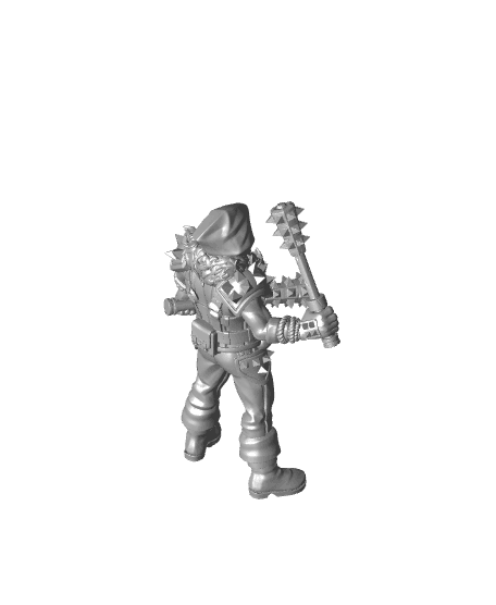 Raiders x4 (25mm Bases) 3d model