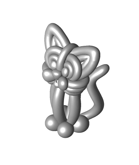 Balloon Cat 3d model