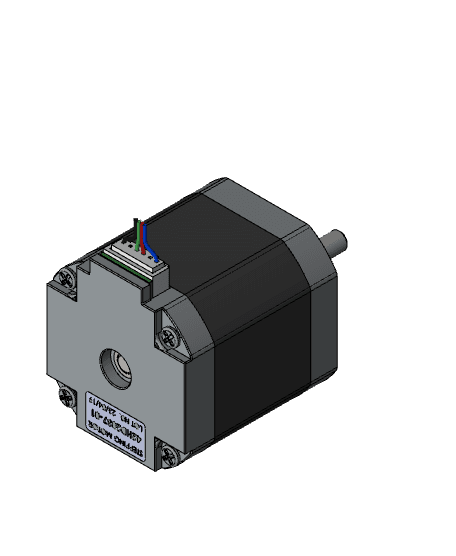 NEMA17 Stepper Motor (type 48mm) 3d model