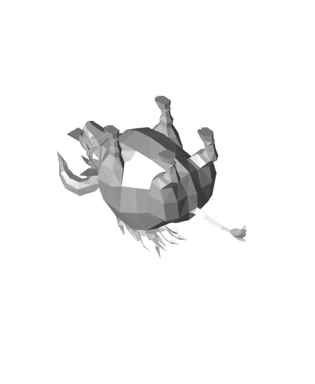 Dragon Ball Oolong Bull 3d model