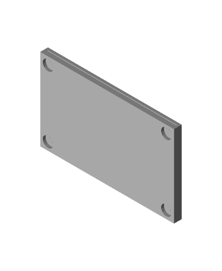 Magnetic Dry Erase Card Frame 3d model