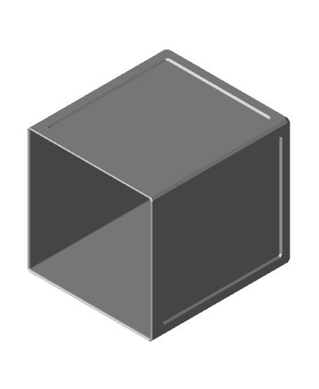 SQUARE KLEENEX BRAND BOX COVER v1.step 3d model