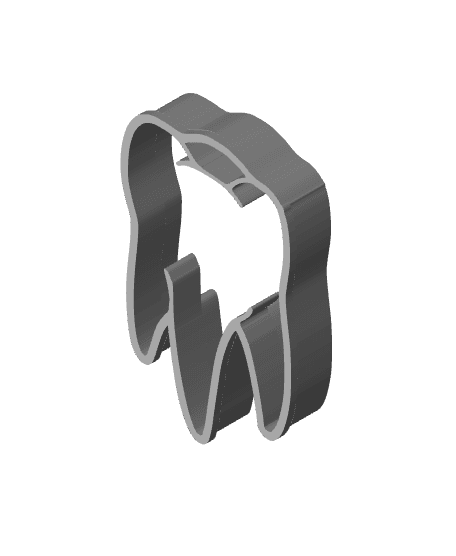 Tooth Cookie Cutter, Biscuit Cutter 3d model