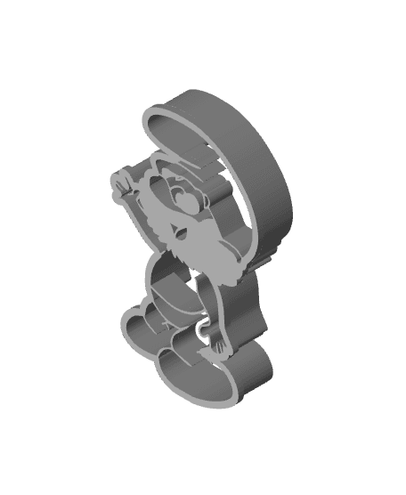 Smurf Cookie Cutter, Biscuit Cutter 3d model