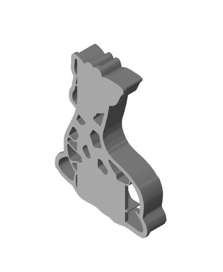 Baby Giraffe Cookie Cutter, Biscuit Cutter 3d model