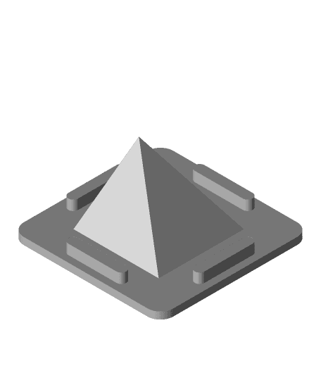 3D Design 4-Sided Phone Stand. 3d model