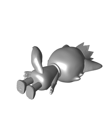 pinkfong from baby shark 3d model