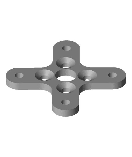 Airplane motor mount 16 x 16 mm 3d model