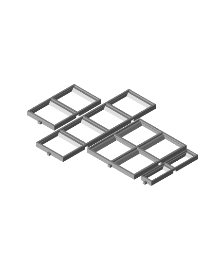 FHW: Mod SEC Tile and Frame System 3d model