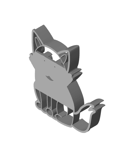 Wolf Cookie Cutter, Biscuit Cutter 3d model