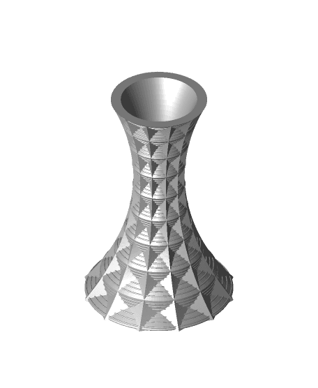Faceted vase #functionalart 3d model