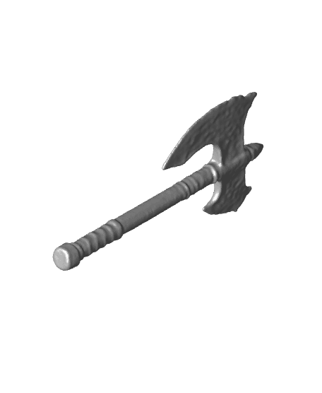 A battle axe 3d model
