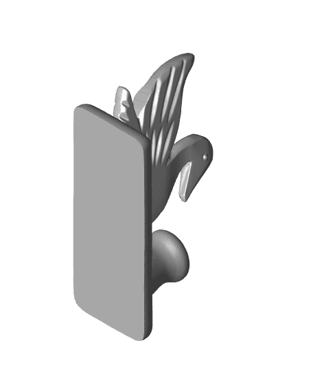 Duck pen holder 3d model