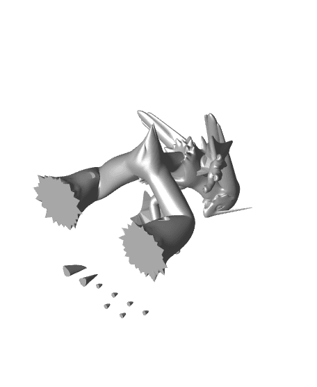 Blaziken Pokemon (3MF included) 3d model