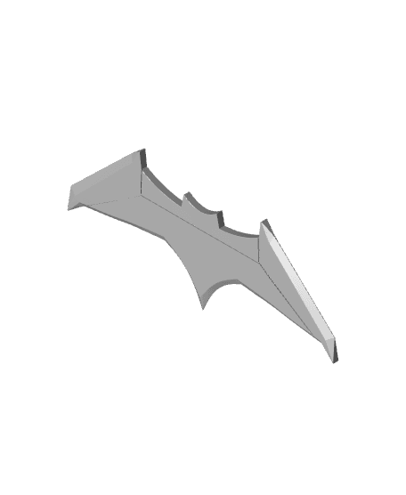Justice League Batterang 3D Printer File STL 3d model