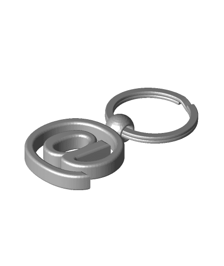 Mail Key Ring.stl 3d model