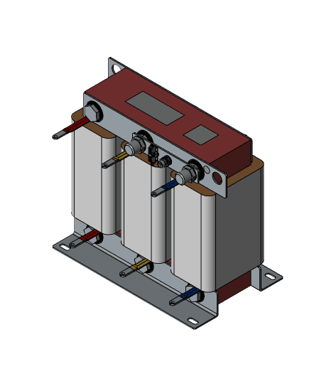 25KVAR 7% 440v Reactor 3d model