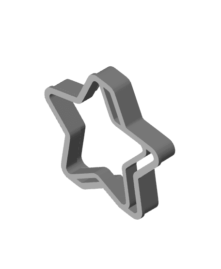 Star Cookie Cutter, Biscuit Cutter 3d model