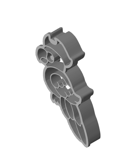 Parrot Cookie Cutter, Biscuit Cutter 3d model