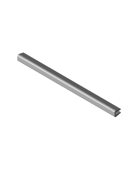 Bowden tube guard for Prusa frame edge 3d model