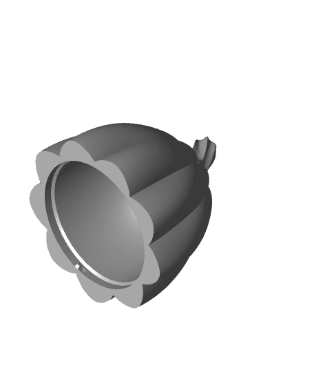 Large Pumpkin Egg 3d model