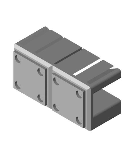 Gridfinity Mitre Block 3d model