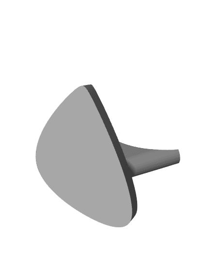 Guitar pick board piece 3d model