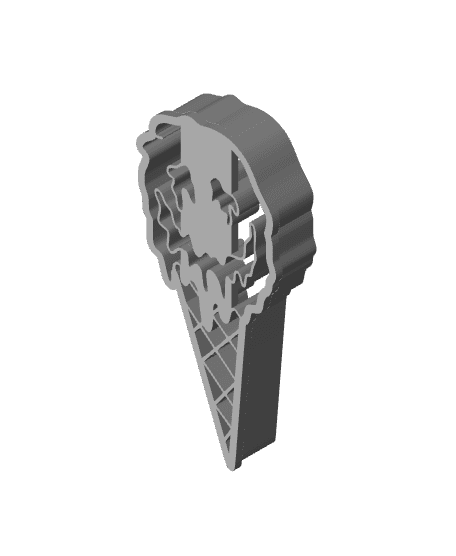 Ice Cream Cookie Cutter, Biscuit Cutter 3d model