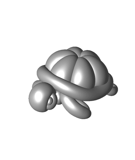 Balloon Sea Turtle 3d model