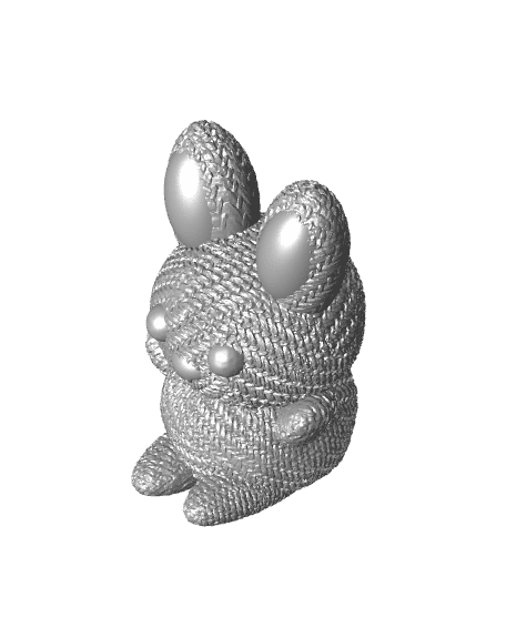 Crochet Bunny 3d model