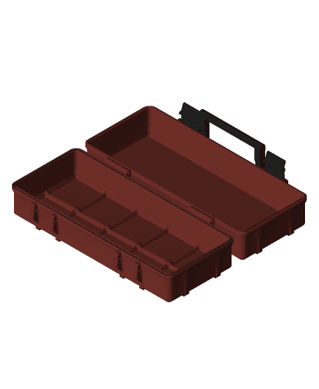 Rugged Box Gridfinity Parametric.3mf 3d model