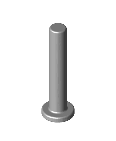 Lip balm tube push rod 3d model