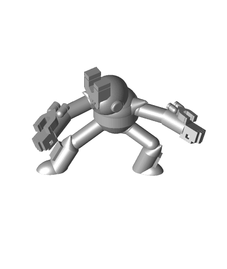 Maget Man from MegaMan 3 3d model