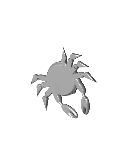 flexi crab 3d model