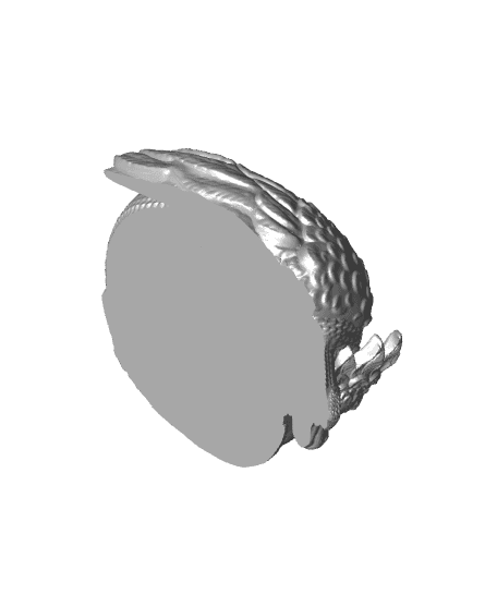 Feather Dragon Key Tray 3d model