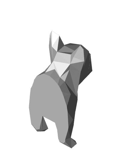 Frenchie Fridge Magnet 3d model