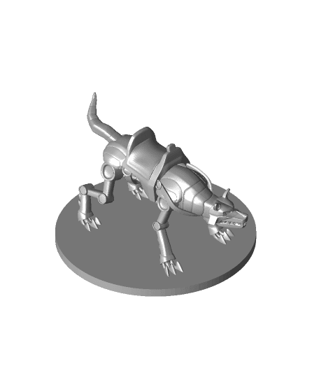 Clockwork Dire Wolf 3d model