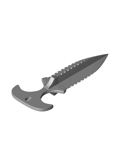 Dagger Serrated-v1 3d model