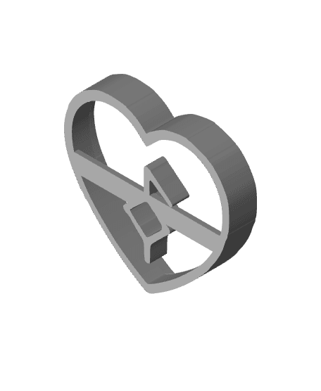 Healing Cookie Cutter, Biscuit Cutter 3d model