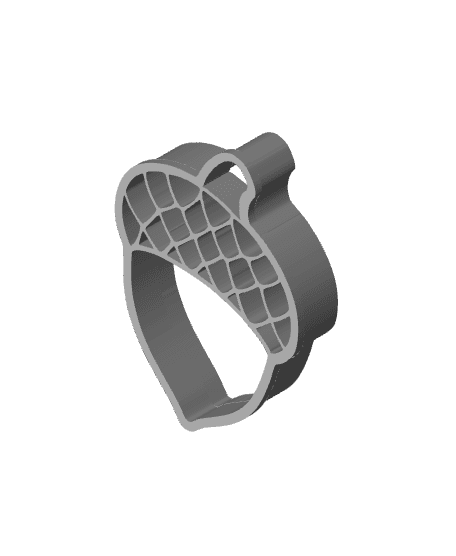 Nut Cookie Cutter, Biscuit Cutter 3d model