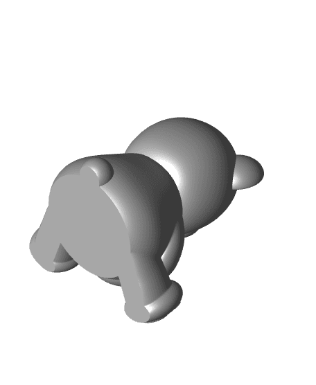 Valentine Bear 3d model