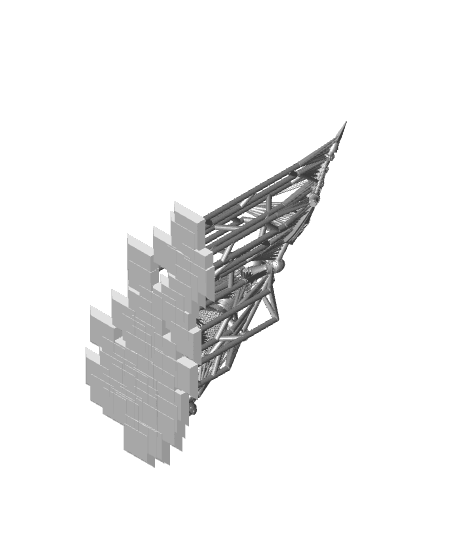 Axeman – Banner Bearer 3d model